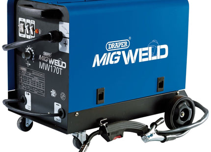 Draper Gas/Gasless MIG Welder, 160A 71095 Draper - Town Tools 