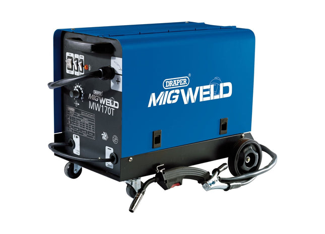 Draper Gas/Gasless MIG Welder, 160A 71095 Draper - Town Tools 