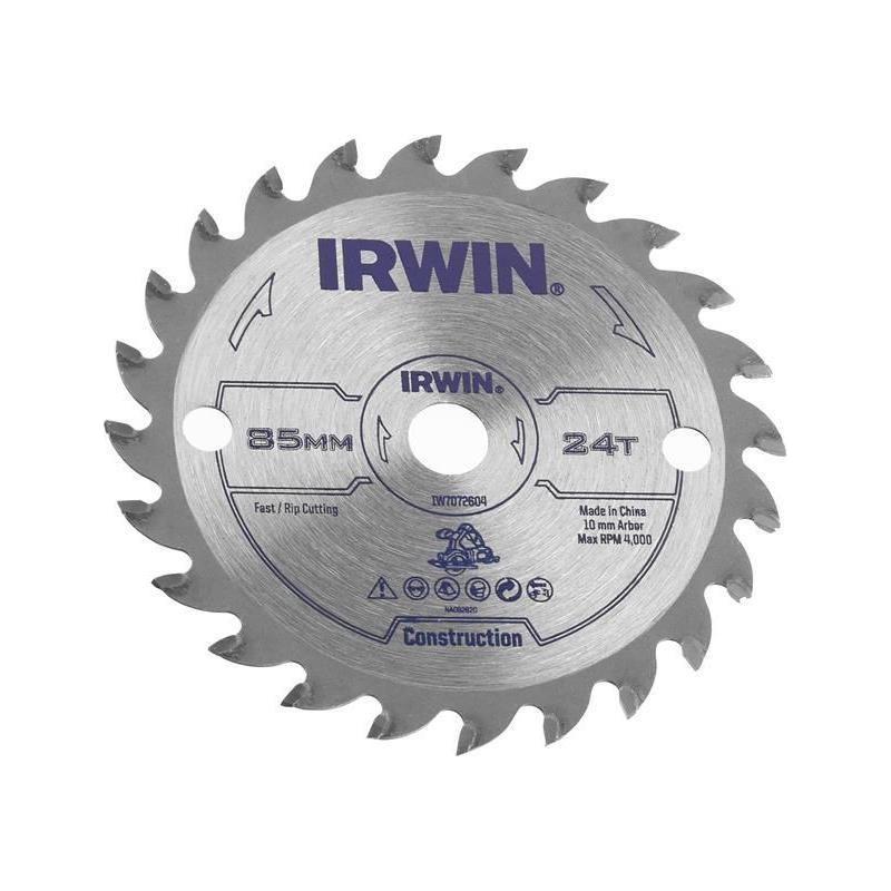 Irwin® General Purpose Saw Blade 85 x 10mm x 24T ATB IRWIN® - RockBottom Northampton