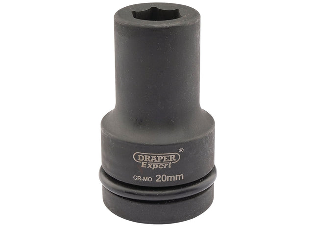 Draper Expert HI-TORQ 6 Point Deep Impact Socket, 1" Sq. Dr., 20mm Draper - Town Tools 
