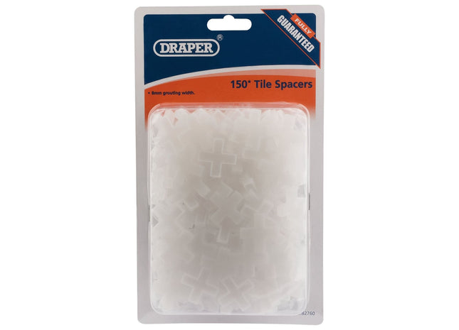 Draper Tile Spacers, 8mm (Approx 150) 82760 Draper - Town Tools 
