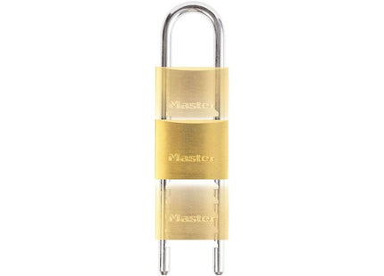 Master Lock Solid Brass 50mm Padlock with Adjustable Shackle Master Lock - RockBottom Northampton