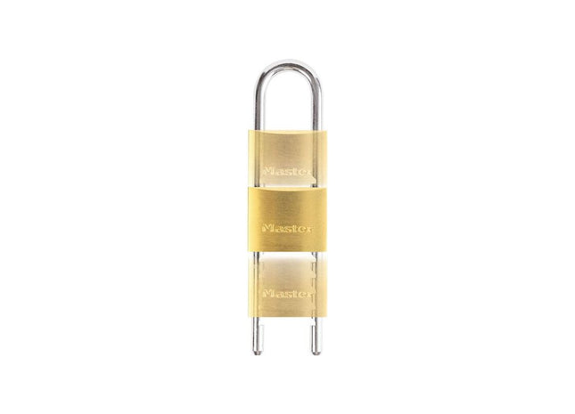 Master Lock Solid Brass 50mm Padlock with Adjustable Shackle Master Lock - RockBottom Northampton
