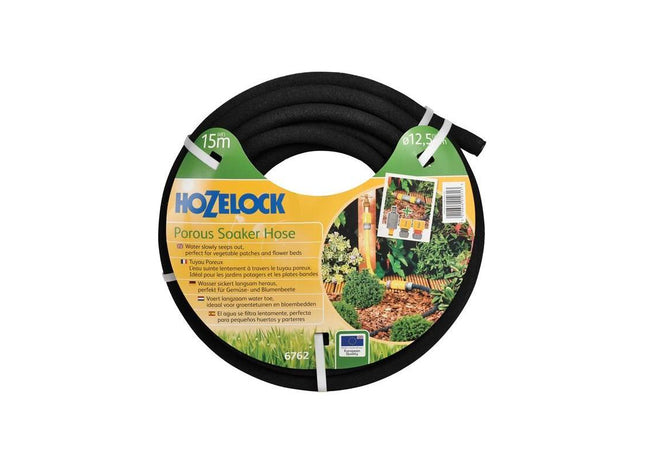 Hozelock 6762 Porous Soaker Hose 15m 12.5mm (1/2in) Diameter Hozelock - RockBottom Northampton