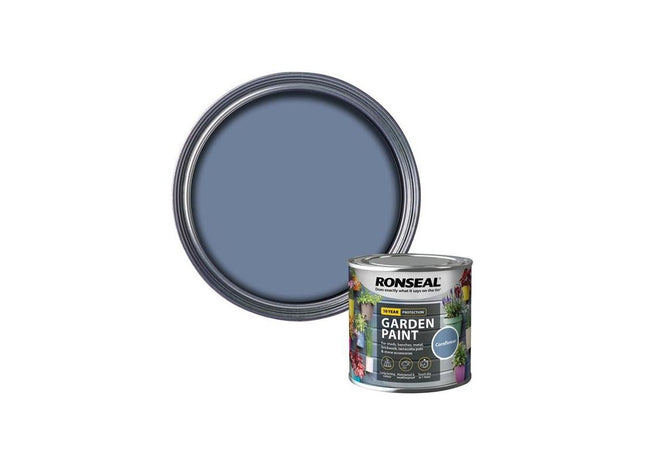 Ronseal Garden Paint Cornflower 250ml Ronseal - RockBottom Nothampton