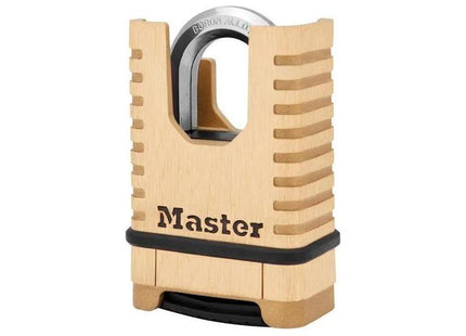 Master Lock Excell™ Closed Shackle Brass Combination 58mm Padlock Master Lock - RockBottom Northampton