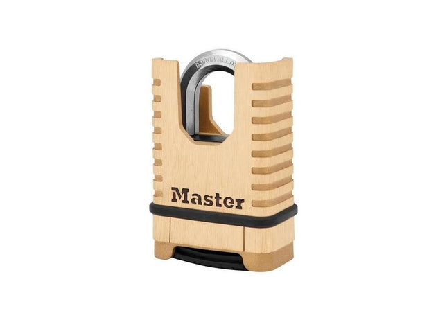 Master Lock Excell™ Closed Shackle Brass Combination 58mm Padlock Master Lock - RockBottom Northampton