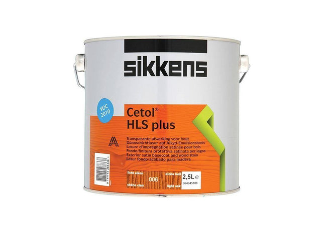 Sikkens Cetol HLS Plus Translucent Woodstain Light Oak 2.5 litre Sikkens - RockBottom Nothampton