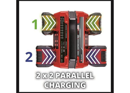 Einhell 2x2 Power X-Quattrocharger 4A Einhell - RockBottom Northamptin