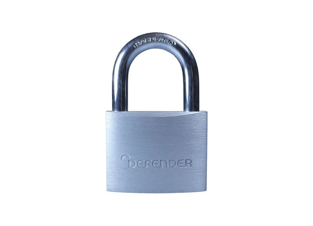 Defender Aluminium Padlock Keyed Alike 50mm DEFENDER - RockBottom Northampton