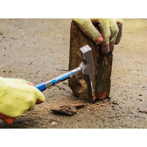 Bluespot Tools Steel Shafted Brick Hammer 450g (16oz) BlueSpot Tools - RockBottom Northampton
