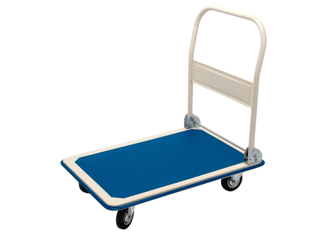 Draper Platform Trolley with Folding Handle, 900 x 600 x 850mm, 300kg 04692 Draper - Town Tools 