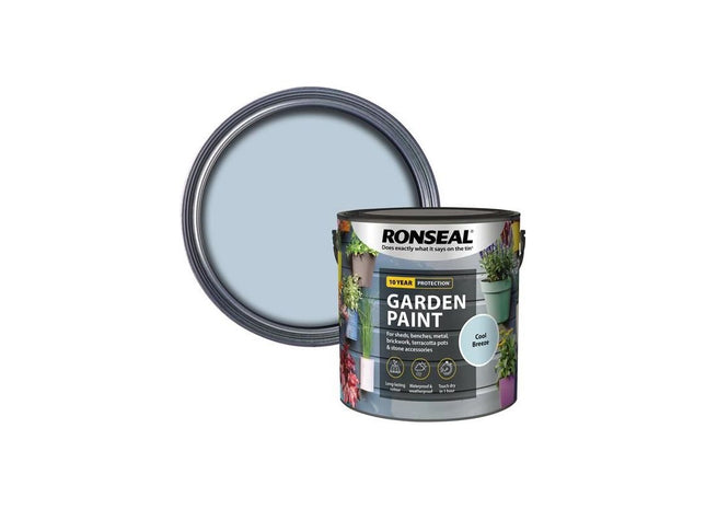 Ronseal Garden Paint Cool Breeze 2.5 litre Ronseal - RockBottom Nothampton