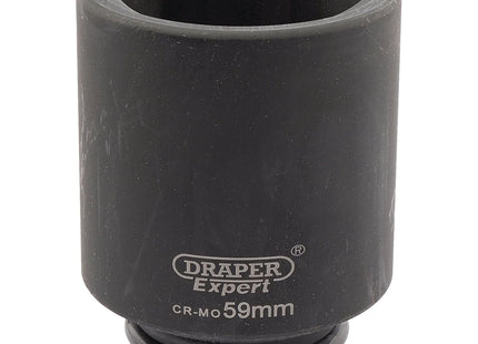 Draper Expert HI-TORQ 6 Point Deep Impact Socket, 3/4" Sq. Dr., 59mm Draper - Town Tools 
