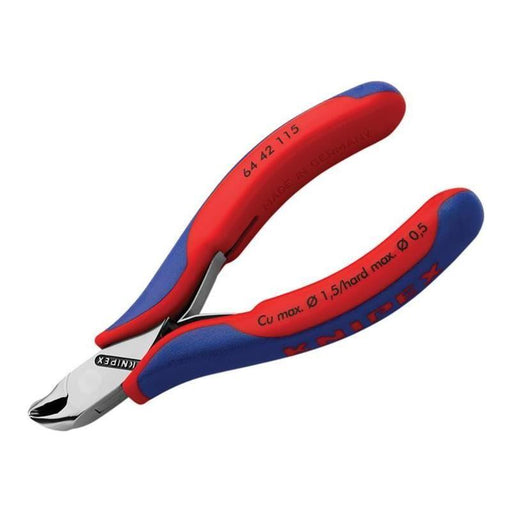 Knipex Electronics Diagonal End Cutting Nippers Short Head 115mm Knipex - RockBottom Northampton