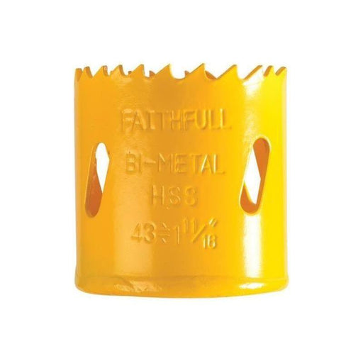 Faithfull Bi-Metal Cobalt Holesaw 43mm Faithfull - RockBottom Northampton