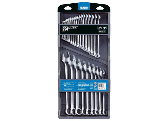 Draper HI-TORQ Metric Combination Spanner Set (25 Piece) 26696 Draper - Town Tools 