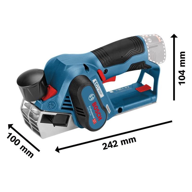 Bosch GHO 12V-20 Professional Planer 12V Bare Unit Bosch - RockBottom Northampton