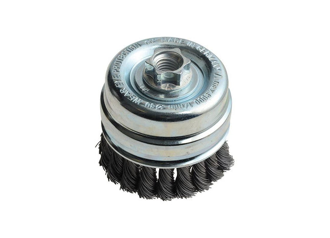 Lessmann Knot Cup Brush 80mm M14x2, 0.50 Steel Wire* Lessmann - RockBottom Northampton