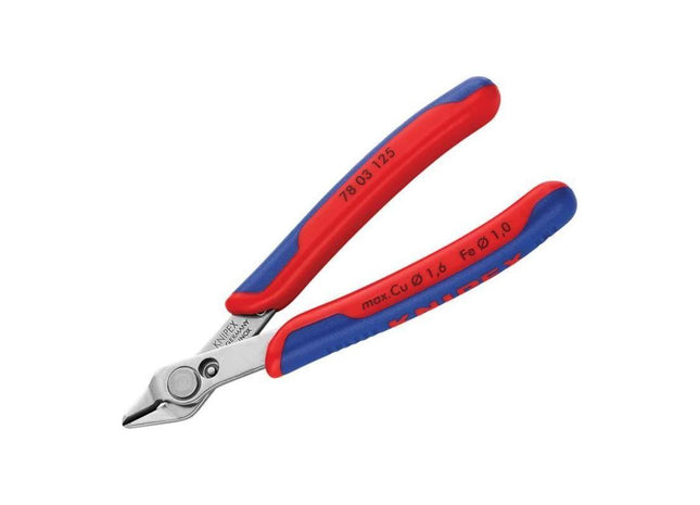 Knipex Electronic Super Knips® Multi-Component Grip 125mm Knipex - RockBottom Northampton