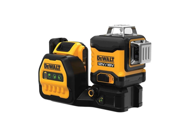 Dewalt Power Tools DCE089 D1G18 3 x 360° Green Multi-Line Laser 12/18V 1 x 2.0Ah Li-ion DeWALT Power Tools - RockBottom Northampton