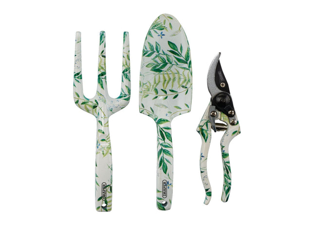 Draper Garden Tool Set with Floral Pattern (3 Piece) 08994 Draper - Town Tools 