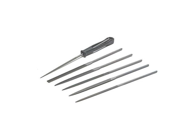 Bahco 2-470-16-2-0 Needle File Set of 6 Cut 2 Smooth 160mm (6.2in) Bahco - RockBottom Northampton