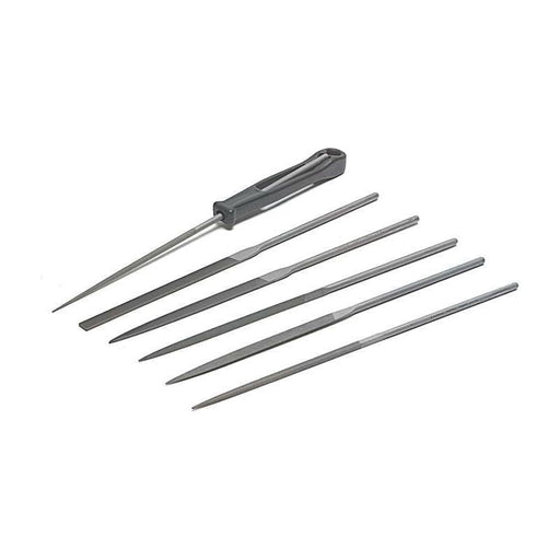Bahco 2-470-16-2-0 Needle File Set of 6 Cut 2 Smooth 160mm (6.2in) Bahco - RockBottom Northampton