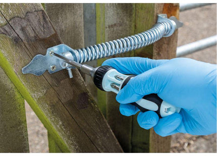 Draper Soft Grip 7 in 1 Ratcheting Screwdriver and Bit Set 83721 Draper - Town Tools 