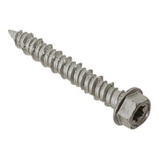 Forgefix TechFast Masonry Screw TORX® Compatible Hex 6.3 x 45mm (Box 100) ForgeFix - RockBottom Northampton