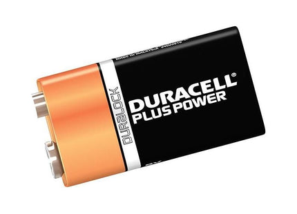 Duracell 9V Cell Plus Power MN1604/6LR6 Batteries (Pack 2) Duracell - RockBottom Northampton