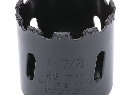 Draper Tungsten Carbide Grit Hole Saw, 48mm 34940 Draper - Town Tools 