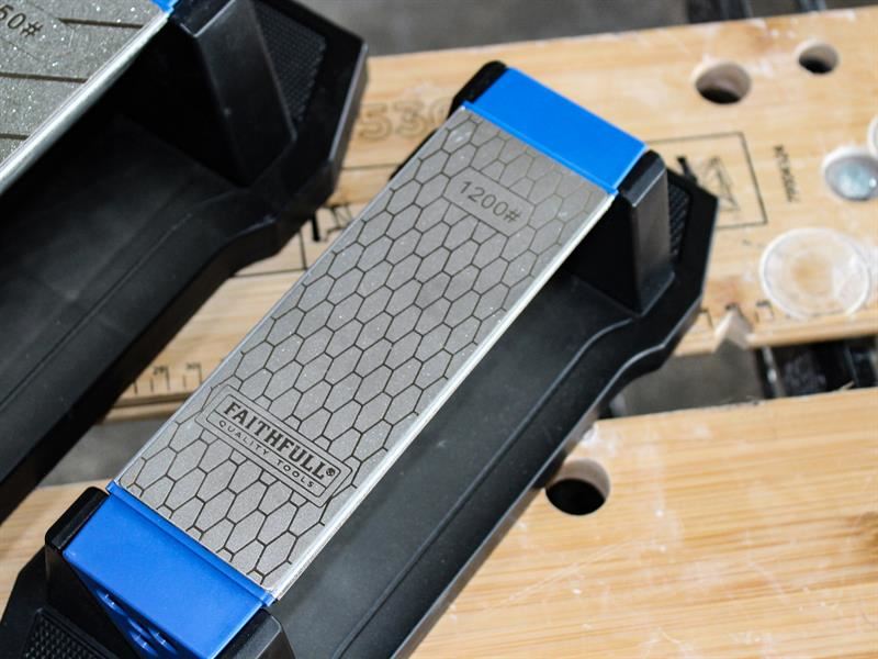 Faithfull Diamond Sharpening Tri-Stone 400, 1000 & 1200G Faithfull - RockBottom Northampton