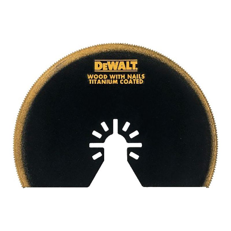 Dewalt Power Tools Multi-Tool Titanium Semi Circle Blade 100mm DeWALT Power Tools - RockBottom Northampton