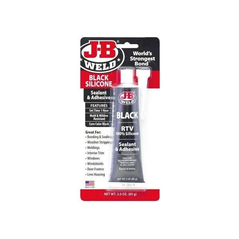 J-B Weld Silicone Sealant & Adhesive Black 85g J-B Weld - RockBottom Northampton