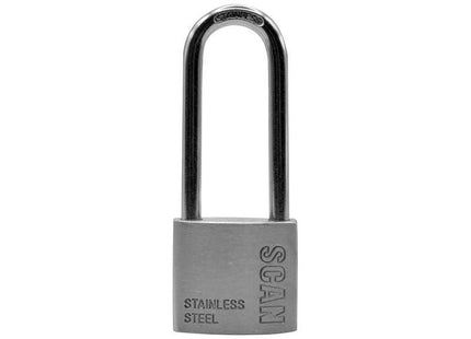 Scan Stainless Steel Padlock 38mm Long Shackle Scan - RockBottom Nothampton