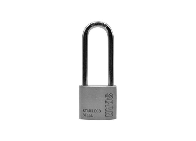 Scan Stainless Steel Padlock 38mm Long Shackle Scan - RockBottom Nothampton