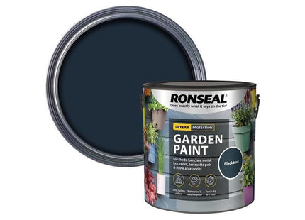 Ronseal Garden Paint Blackbird 2.5 litre Ronseal - RockBottom Nothampton