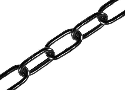 Faithfull Black Japanned Chain 5.0mm x 2.5m - Max. Load 160kg Faithfull - RockBottom Northampton