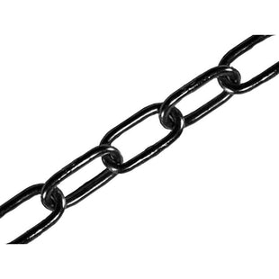 Faithfull Black Japanned Chain 5.0mm x 2.5m - Max. Load 160kg Faithfull - RockBottom Northampton