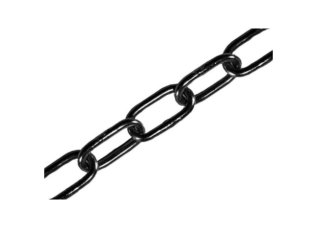 Faithfull Black Japanned Chain 5.0mm x 2.5m - Max. Load 160kg Faithfull - RockBottom Northampton