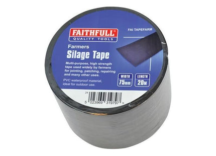 Faithfull Farmer's Silage Tape 75mm x 20m Faithfull - RockBottom Northampton