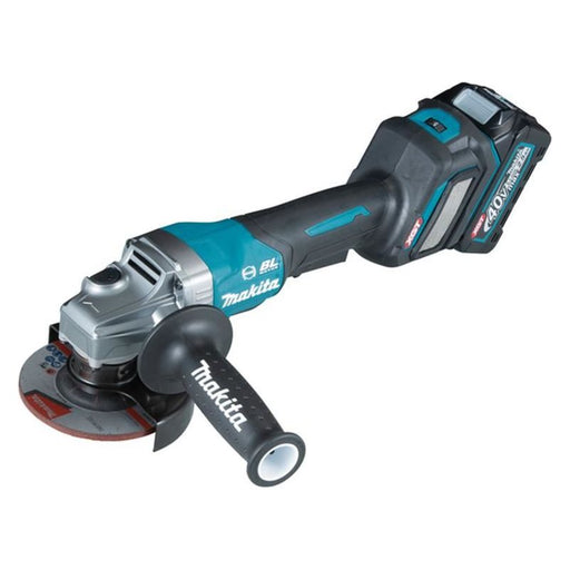 Makita GA028GD202 XGT 40Vmax BL Paddle Switch Grinder 115mm 40V 2 x 2.5Ah Li-ion Makita - RockBottom Northampton 