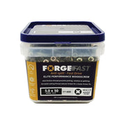 Forgefix ForgeFast Pozi Compatible Elite Performance Wood Screw ZY 5.0 x 50mm Tub 600 ForgeFix - RockBottom Northampton