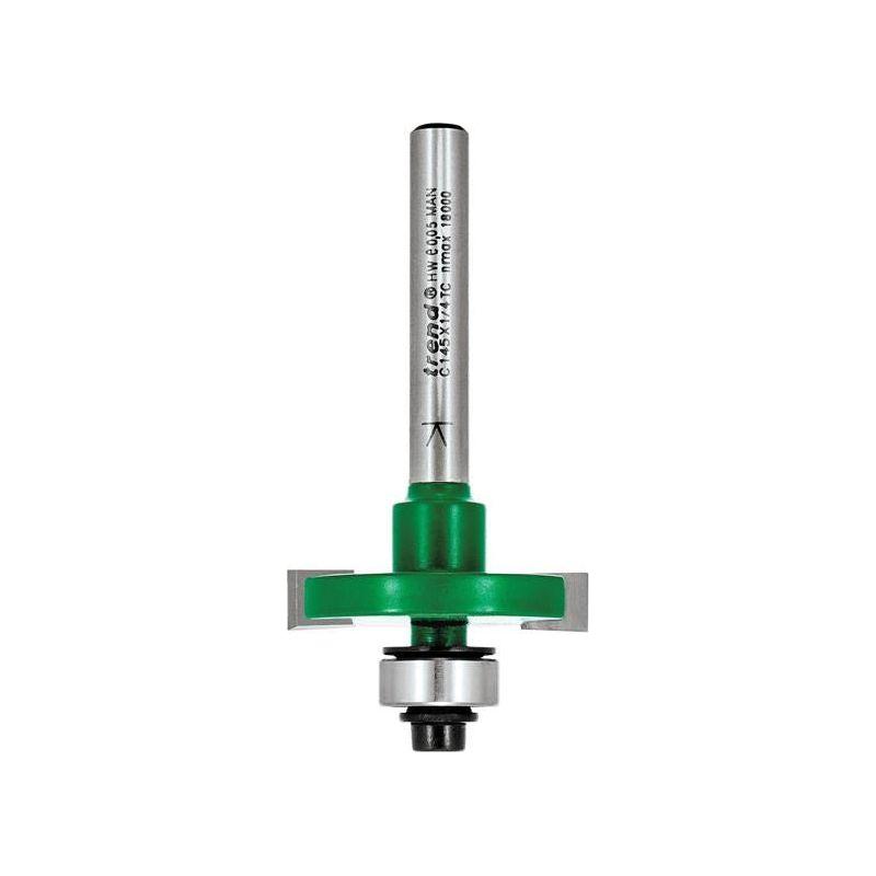 Trend C145 x 1/4 TCT Bearing Guided Slotting Cutter 6.3mm Trend - RockBottom Northampton
