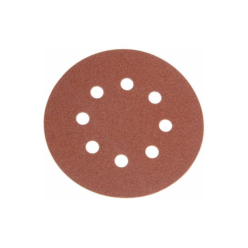 Faithfull Hook & Loop Sanding Disc DID3 Holed 125mm x 120G (Pack 25) Faithfull - RockBottom Northampton