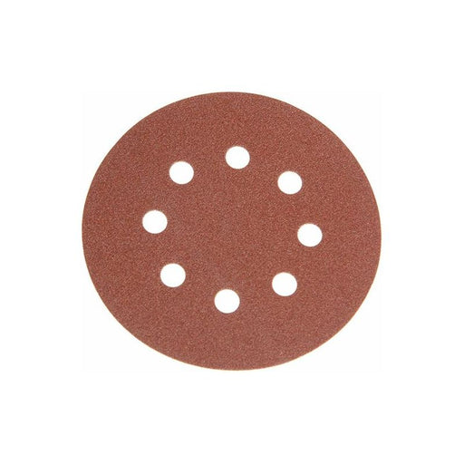 Faithfull Hook & Loop Sanding Disc DID3 Holed 125mm x 120G (Pack 25) Faithfull - RockBottom Northampton