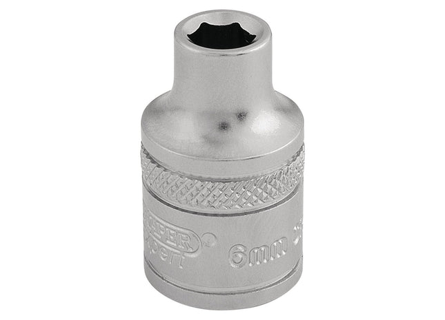 Draper 6 Point Metric Socket, 3/8" Sq. Dr., 6mm 16531 Draper - Town Tools 
