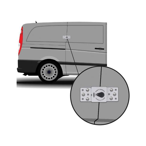 Abus Mechanical 142 Series Sliding Door Van Lock & 26/70mm Diskus® Padlock ABUS Mechanical - RockBottom Northampton 