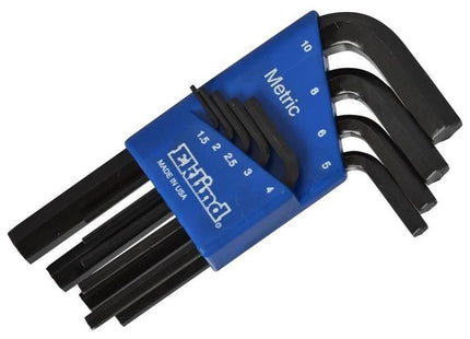 Eklind REK10509 Metric Short Handle Hex L-Key Set, 9 Piece Eklind - RockBottom Northamptin
